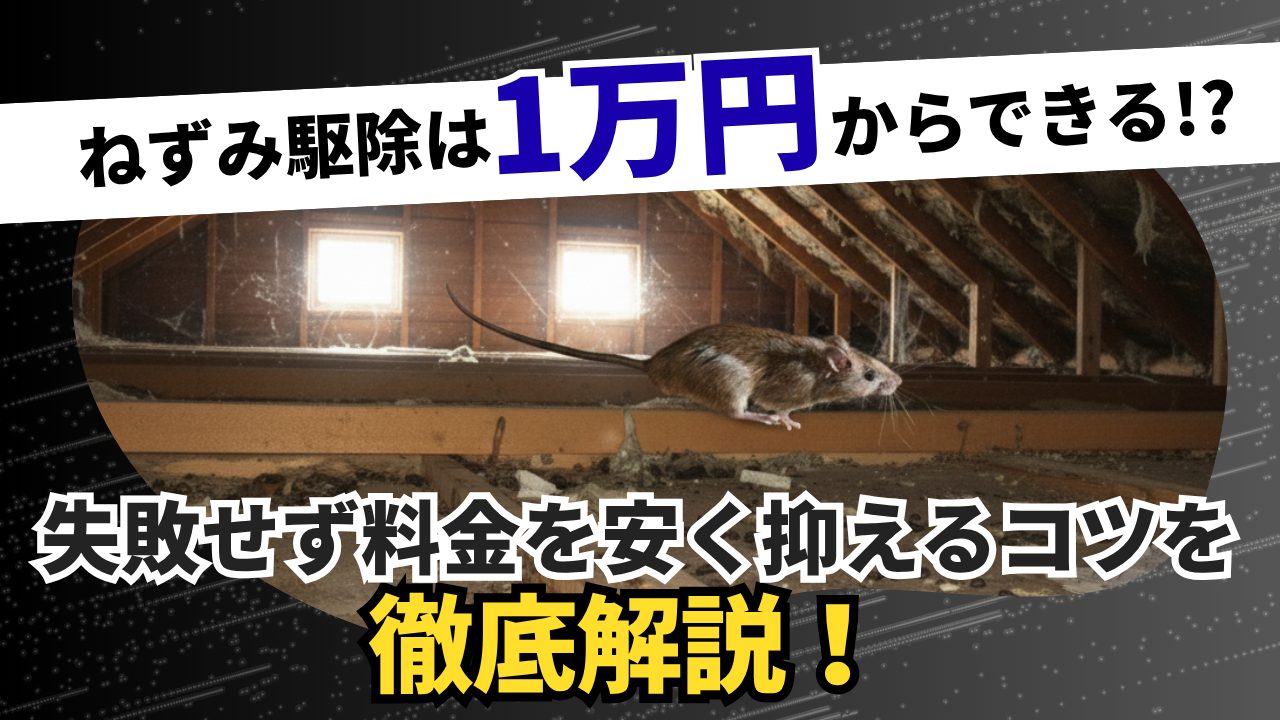 ネズミ駆除 相場のサムネイル